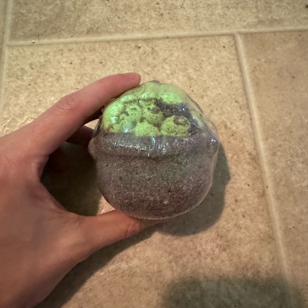 Green and Brown Bath Bomb